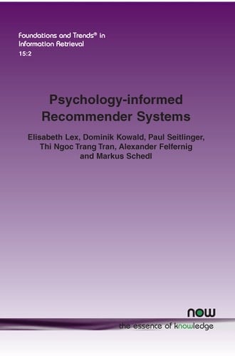 Psychology-Informed Recommender Systems