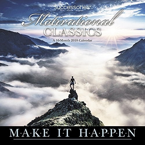 2018 Motivational Classics Wall Calendar (mead)