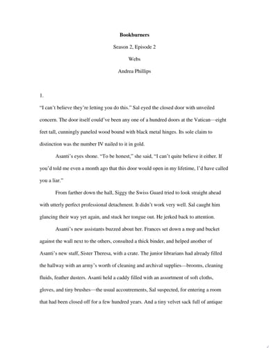 Webs (Bookburners Season 2 Episode 2)