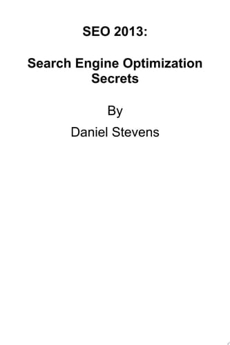 SEO 2013