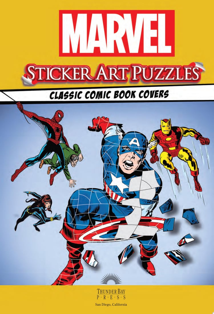Marvel Sticker Art Puzzles