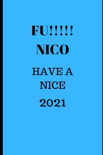 Jahresplaner FÜr Nico Bullet-Journal Style - Personalisiert Für Den Namen Nico - eine Seite Pro Tag - Geschenkidee Für Männer