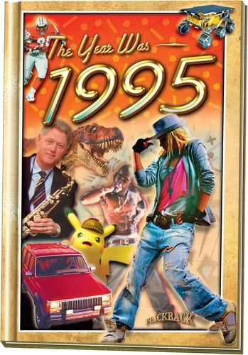 "The Year Was 1995" Hardcover Mini Book: Birthday/Anniversary