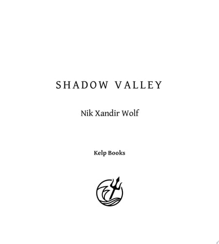 Shadow Valley A Crime Thriller