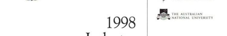 1998 Industry Economics Conference Conference Proceedings, Canberra, 6-7 July 1998