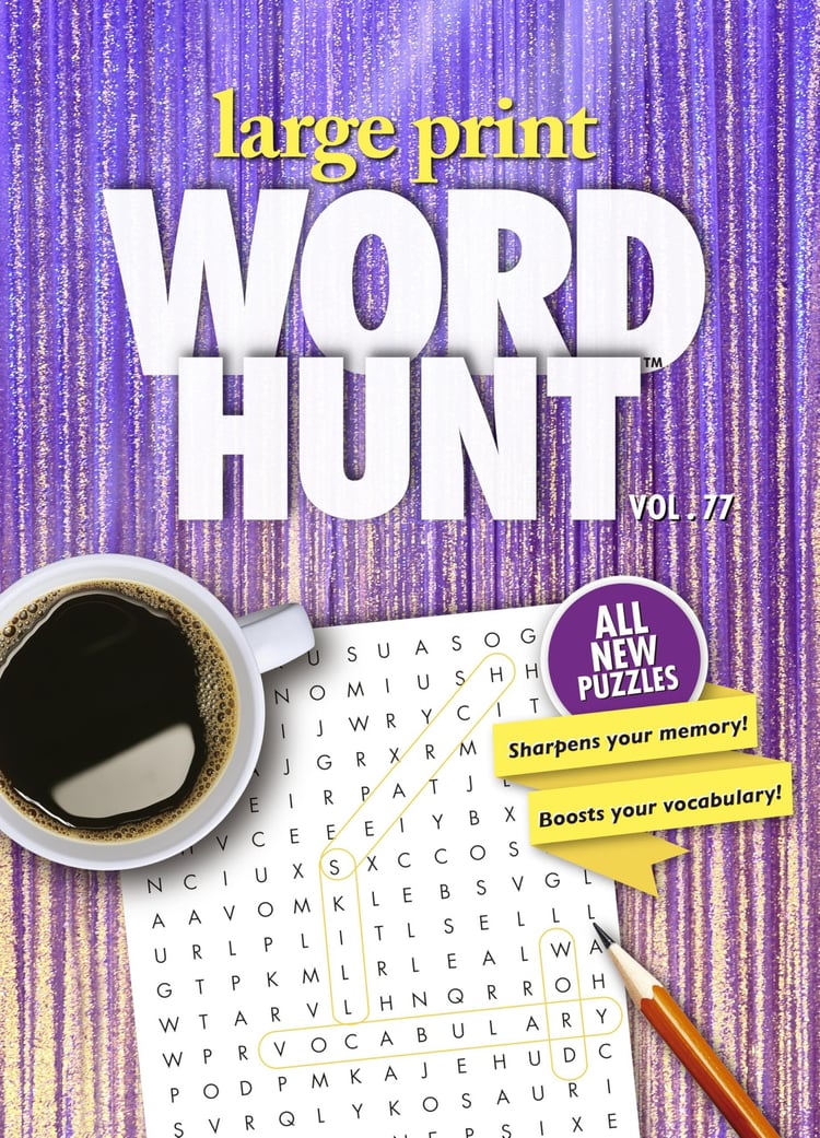 PAPP Large Print Word Search Books for Adults: 80 Challenging Puzzles, Brain Games, Perfect Gifts for Seniors, 96 Pages with Answers, Theme Lavender Lame (Large Print Word Search Newspaper)
