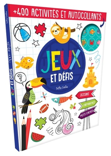 Jeux et défis + 400 activités et autocollants