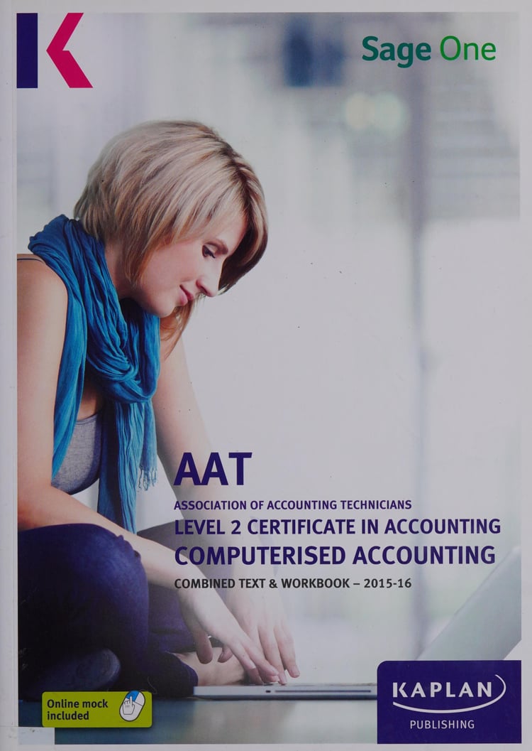 AAT Association of Accounting Technicians Computerised accounting. Combined text & workbook - 2015-16. Level 2 Certificate in Accounting