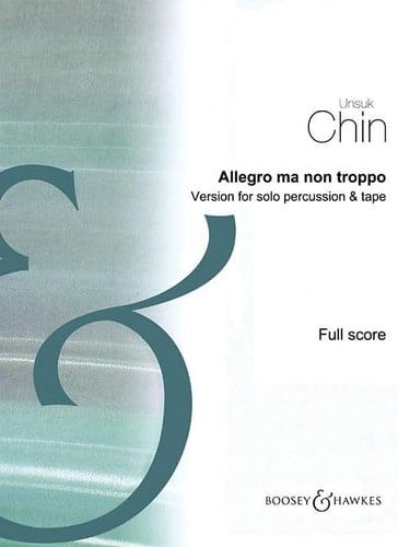 Allegro Ma Non Troppo: for Percussion and Tape - Score