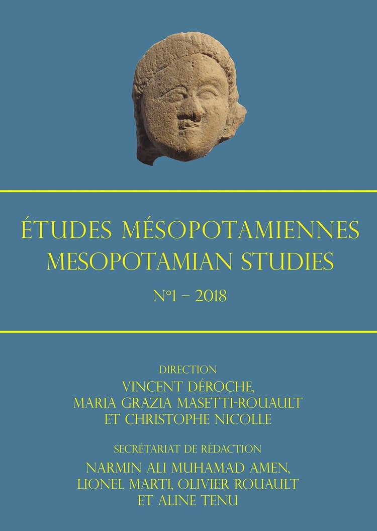 Études Mésopotamiennes - Mesopotamian Studies No1 - 2018