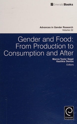 Gender and Food From Production to Consumption and After