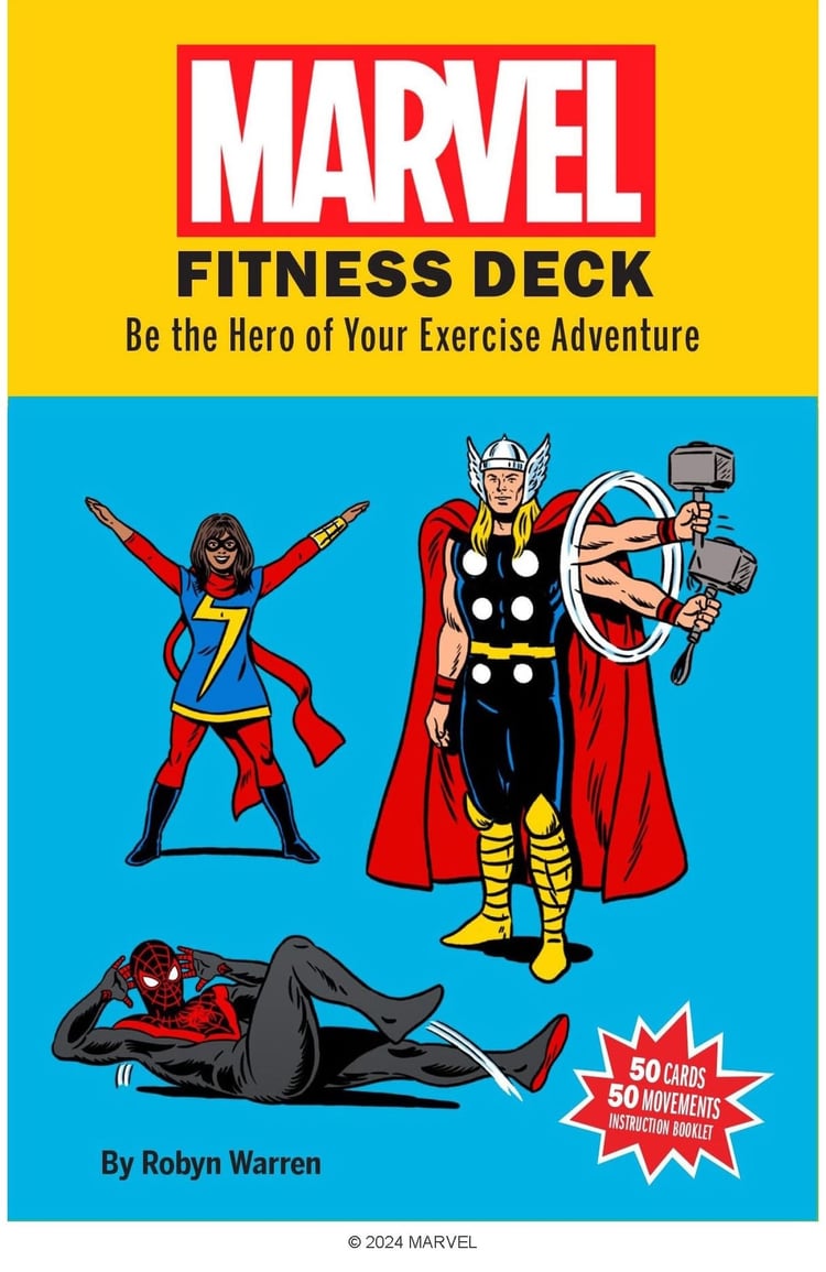 MIGHTY MARVEL FITNESS DECK.