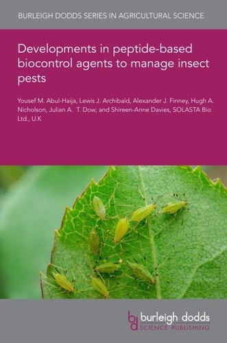 Developments in peptide-based biocontrol agents to manage insect pests
