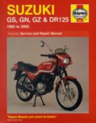 Suzuki GS GN GZ and DR125 Service and Repair Manual