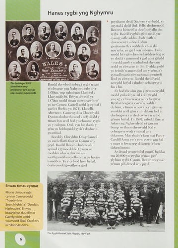 Dathlu rygbi Cymru