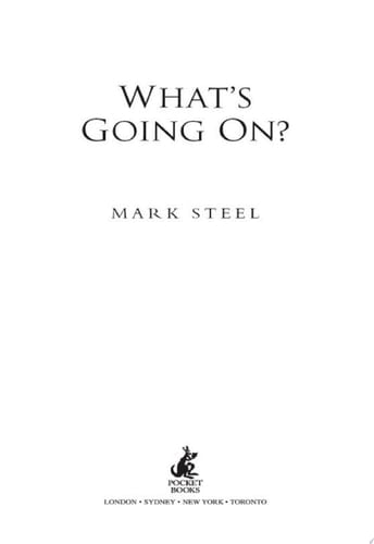 What's Going On? The Meanderings of a Comic Mind in Confusion