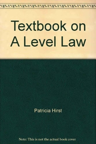 Textbook on "A" Level Law