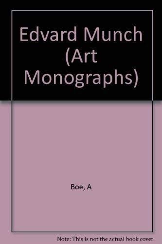 Edvard Munch (Art Monographs)