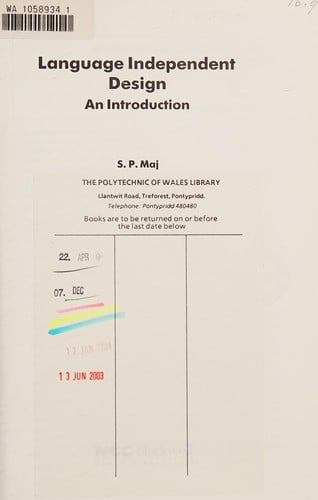 Language Independent Design: An Introduction