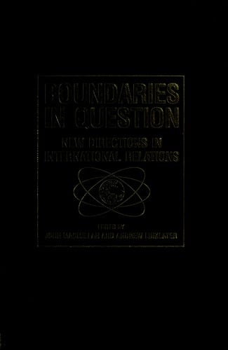 Boundaries in Question: New Directions in International Relations