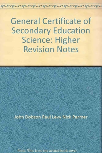 General Certificate of Secondary Education Science