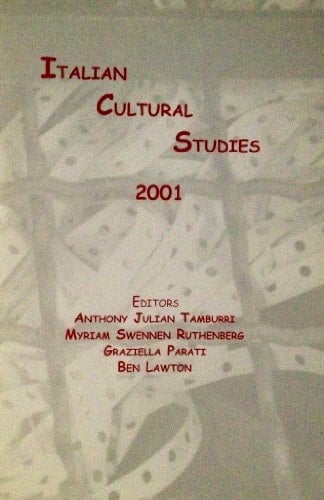 Italian Cultural Studies 2001 (VIA Folios)