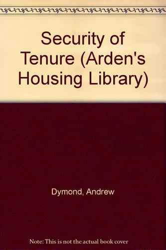Security of Tenure