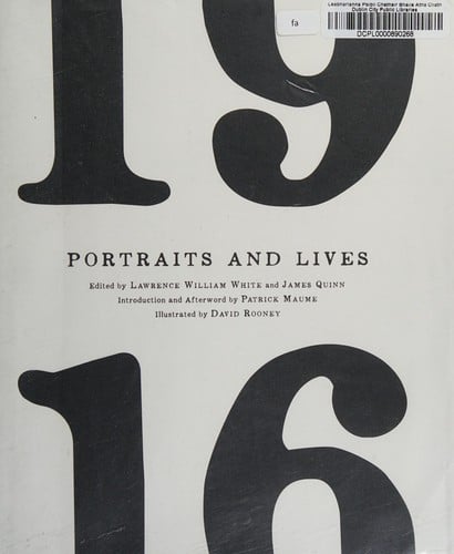 1916 Portraits And Lives