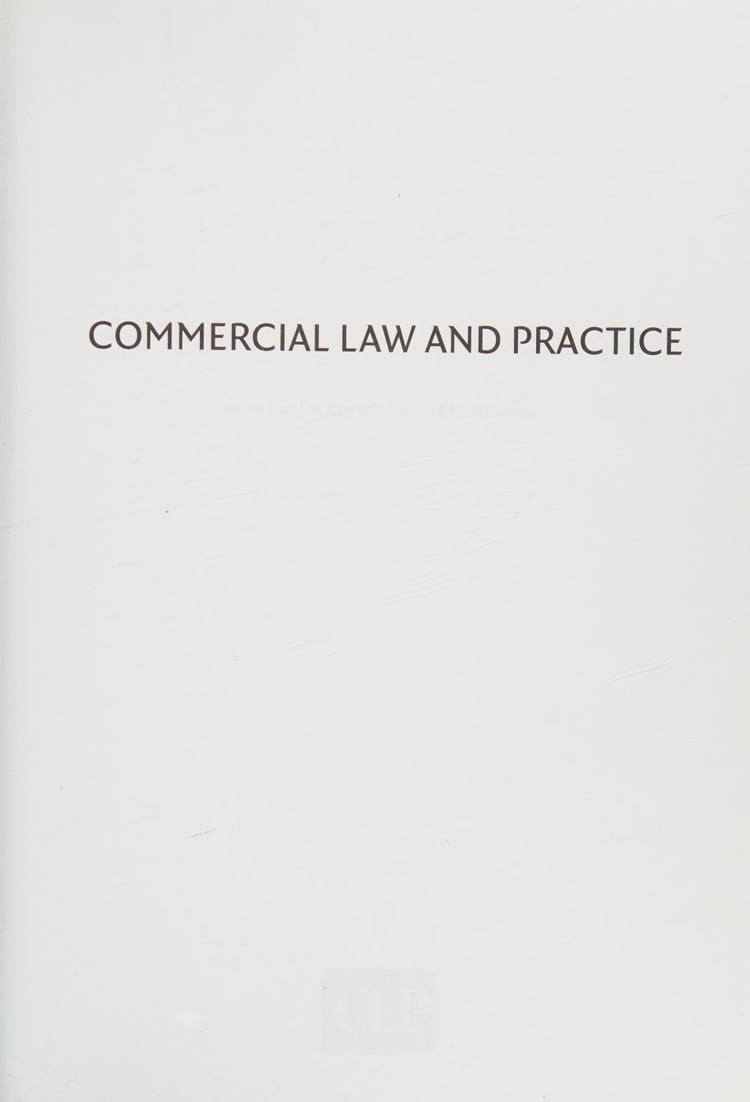 Commercial Law and Practice 2013