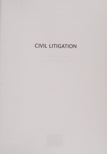 Civil Litigation 2015/2016