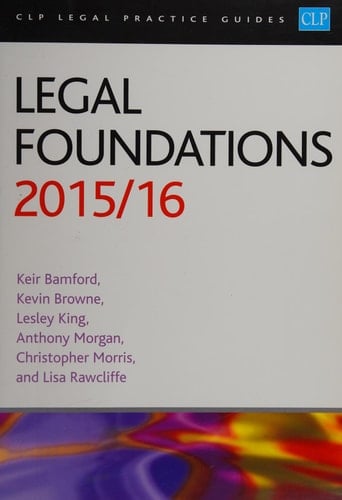 Legal Foundations 2015/2016