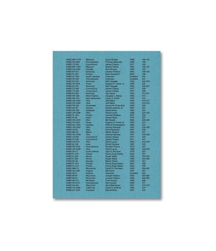 A Field Measure Survey of American Architecture