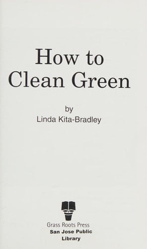 How to Clean Green