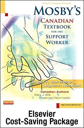 Mosby's Canadian Textbook for the Support Worker - Text + Workbook (Revised Reprint) + Mosby's Nursing Assistant Video Skills - Student Version DVD Package