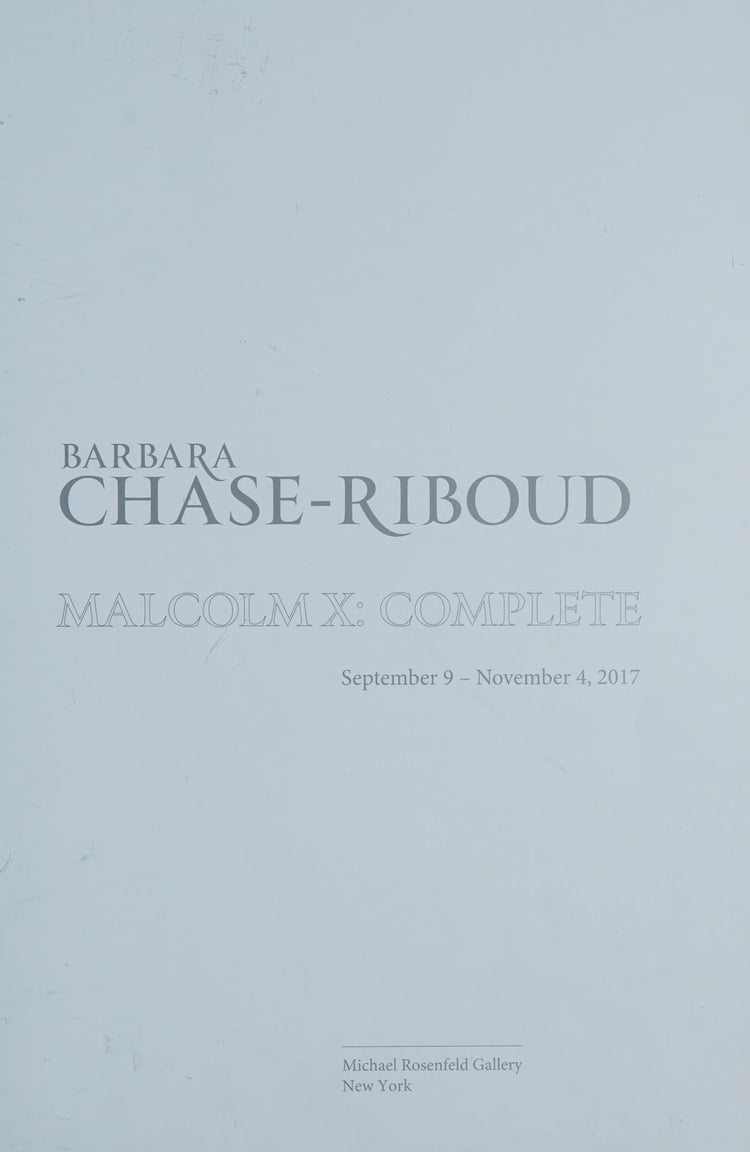 Barbara Chase-Riboud Malcolm X : Complete : September 9-November 4, 2017