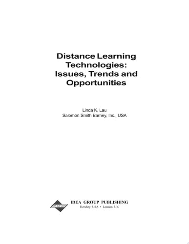 Distance Learning Technologies