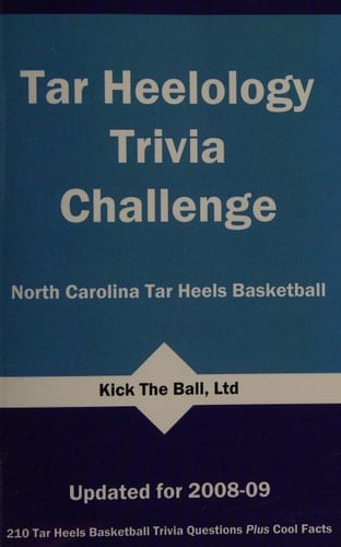 Tar Heelology Trivia Challenge North Carolina Tar Heels Basketball