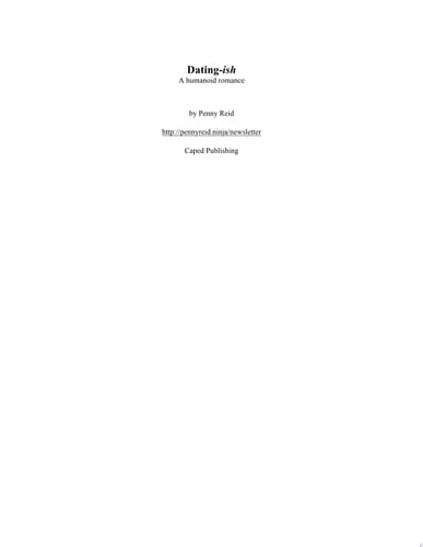 Dating-ish A Friends to Lovers Romance