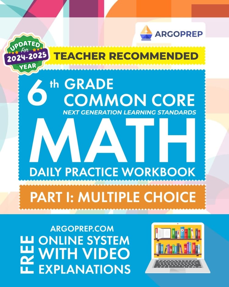 6th Grade Common Core Math Daily Practice Workbook Free response 2019-2020. Part II