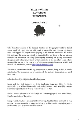 Tales from the Canyons of the Damned: Omnibus No. 2