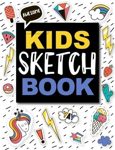 Sketch Book for Kids Practice How to Draw Workbook, 8. 5 X 11 Large Blank Pages for Sketching (Classroom Edition Sketchbook for Kids, Journal and Sket