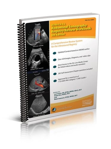 PAU-OL4-ABD3 ULTRA P.A.S.S. Abdominal Sonography Registry Review Workbook - 5th Edition