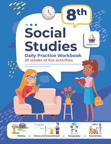 Social Studies Daily Practice Workbook 20 Weeks of Fun Activities. 8th