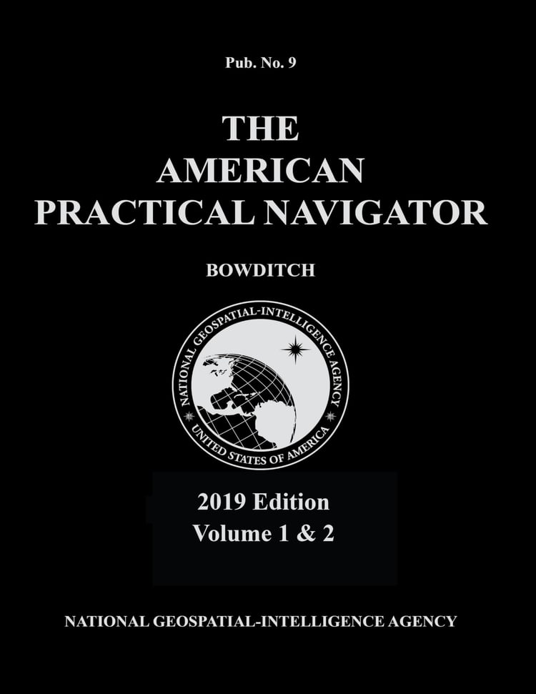 2019 American Practical Navigator 'Bowditch' Volumes 1 & 2 Paperback