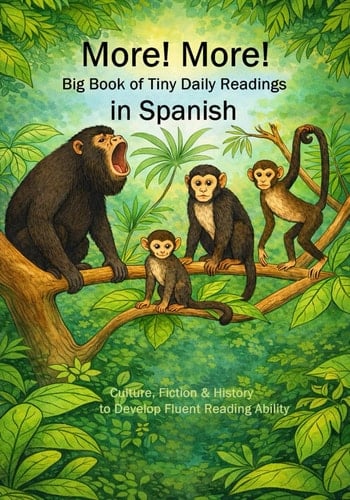 More! More! Big Book of Tiny Daily Readings in Spanish: Culture, Fiction & History to Develop Fluent Reading Ability (The Big Books of Tiny Readings) (Spanish Edition)