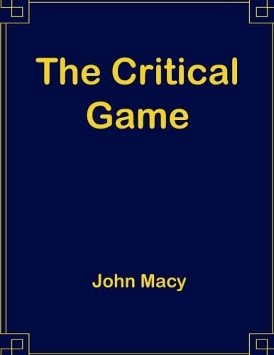 The Critical Game 8. 5 X 11