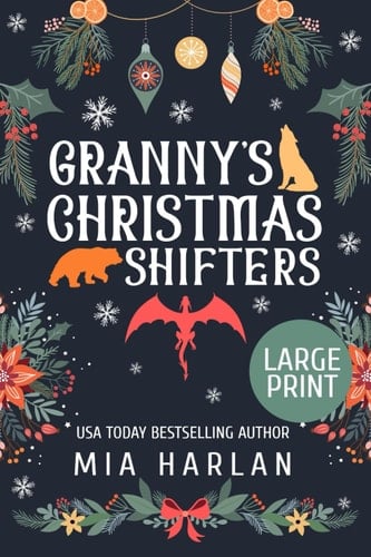 Granny's Christmas Shifters (Large Print) (Paranormal Golden Years: Christmas)