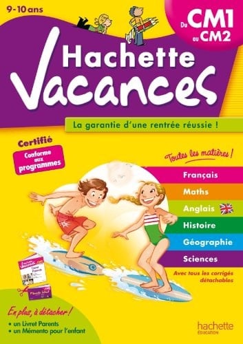 Hachette vacances Du CM1 au CM2 (9-10 ans)