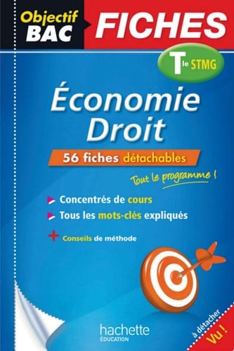 Objectif Bac Fiches Eco-Droit Term STMG