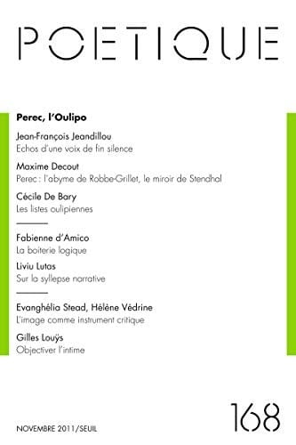 Perec, l'Oulipo